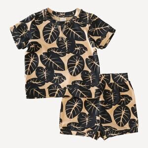 Kate Quinn Retro Shortie Short & Short Sleeve Topstitch Tee Outfit Set Size12-18